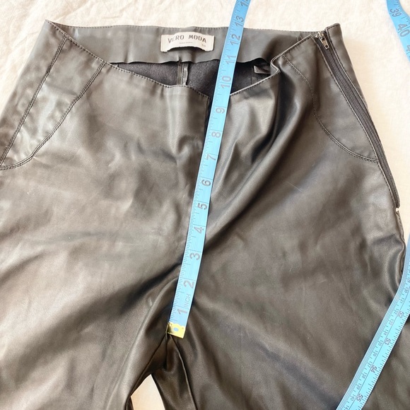 Vero Moda Emma Ray PU Leather Pants - Picture 7 of 15